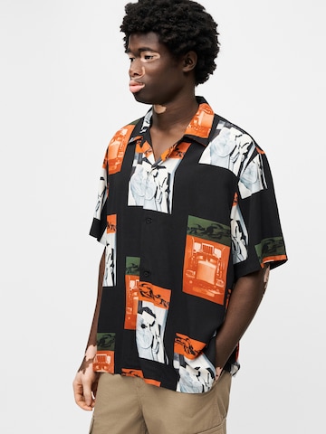 Carhartt WIP Comfort fit Overhemd 'Sean Hamilton' in Zwart