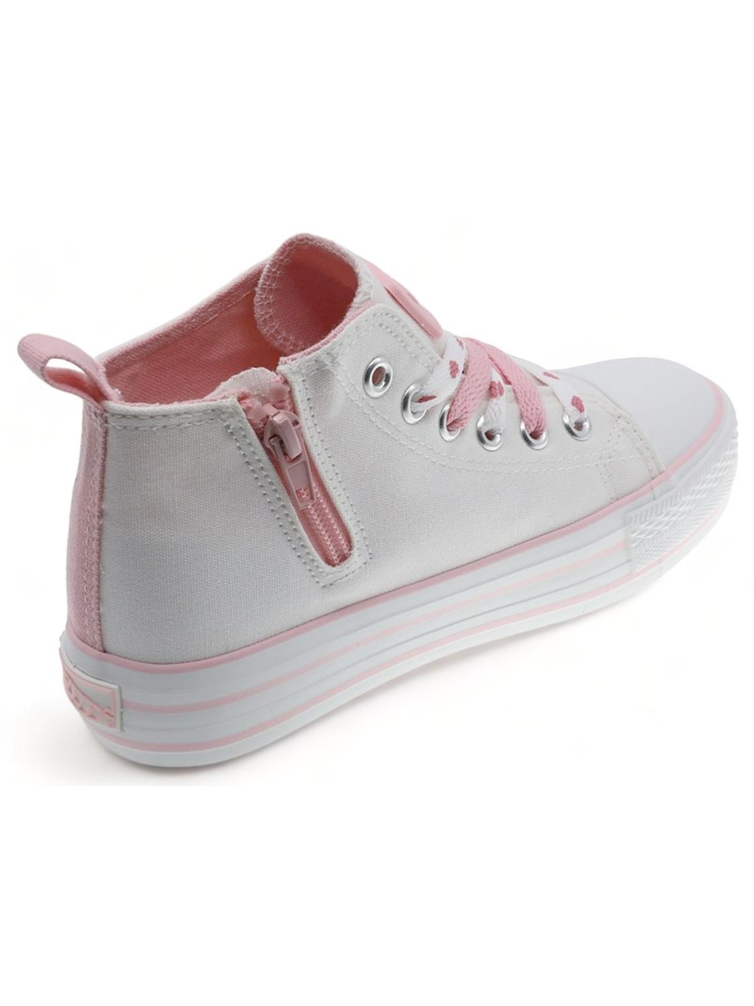 Beppi Sneakers 'Canvas Boot' in Wit