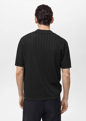 MANGO MAN Regular fit Overhemd 'Seul' in Zwart