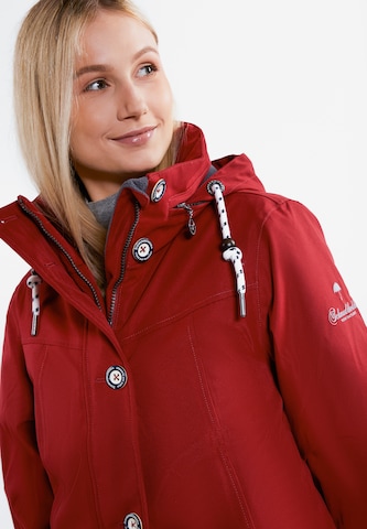 Schmuddelwedda Weatherproof jacket in Red