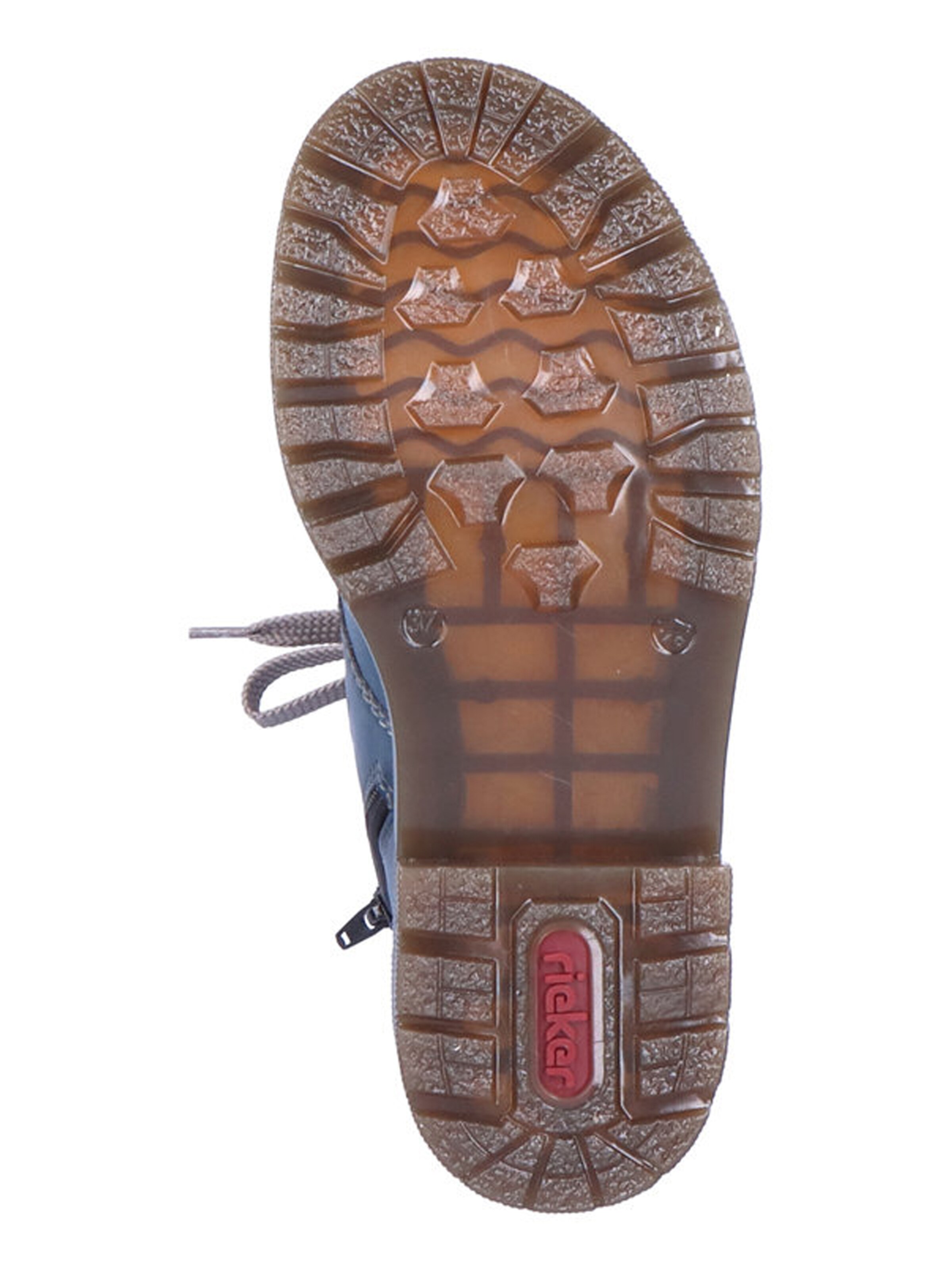 Rieker Lace-up bootie in Blue