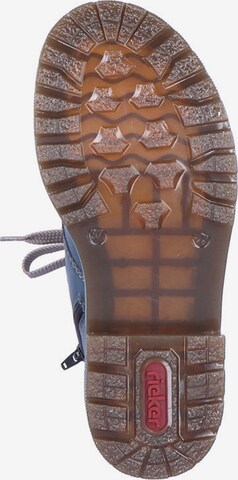 Rieker Ботинки на шнуровке в Синий