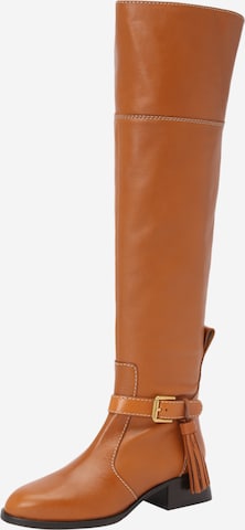 See by Chloe Overknee laarzen LORY in Cognac ABOUT YOU