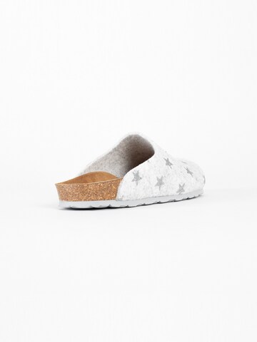 Bayton Slippers 'Malo' in Silver