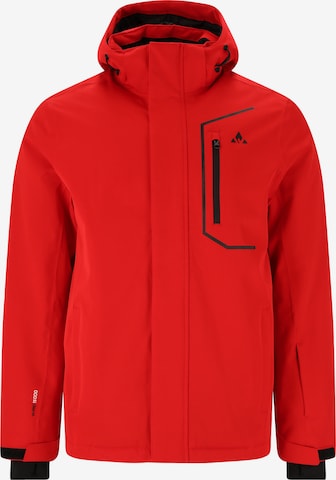 Whistler Athletic Jacket 'Carbon' in Red: front