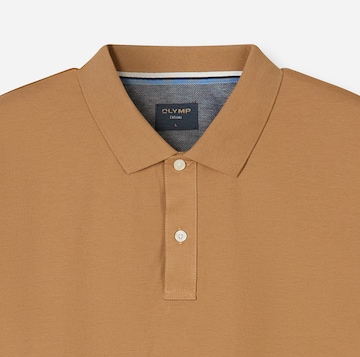 OLYMP Poloshirt in Braun