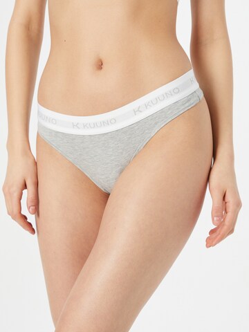 KUUNO Panty in Grey: front