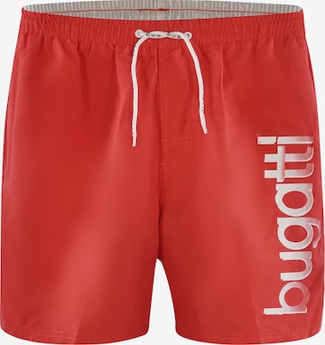 bugatti Board Shorts ' Giovanni ' in Red: front