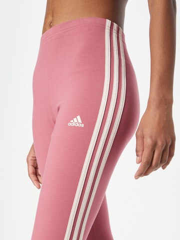 ADIDAS SPORTSWEAR Skinny Sporthose 'Essentials' in Pink