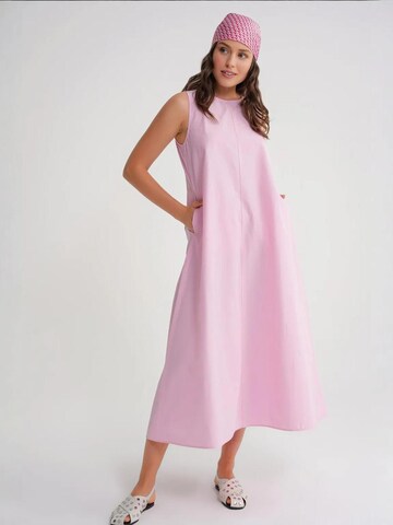 MixRay Dress in Pink