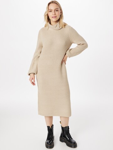 ONLY - Vestido de punto 'NICA' en beige: frente