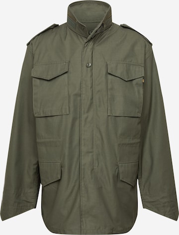 ALPHA INDUSTRIES Tussenjas in Groen: voorkant