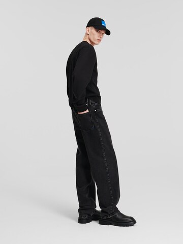 KARL LAGERFELD JEANS Loosefit Jeans in Schwarz