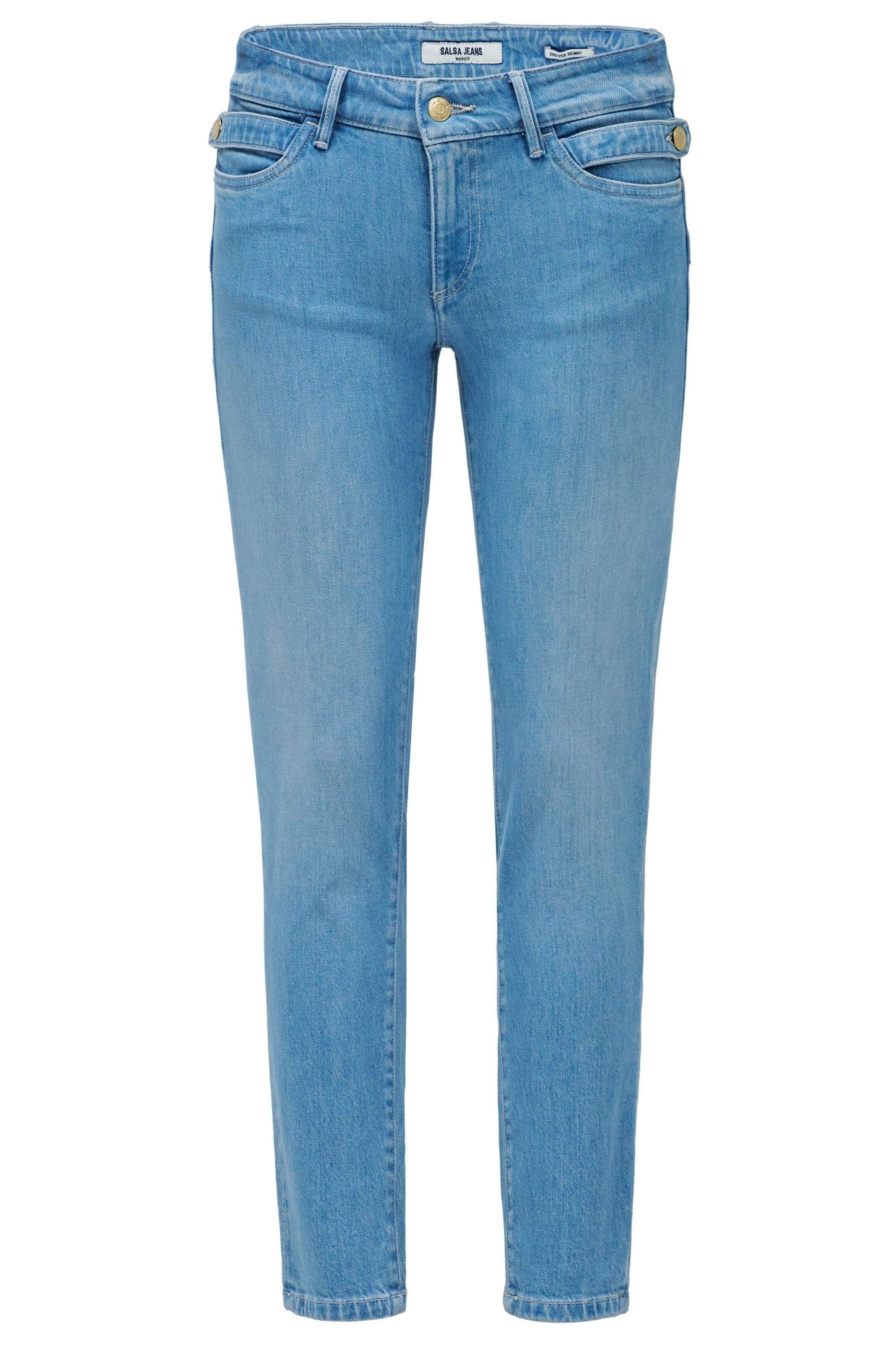 Skinny Jean Salsa Jeans en bleu : devant