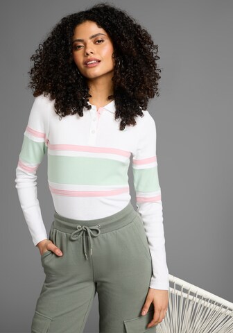 KangaROOS Poloshirt in Weiß