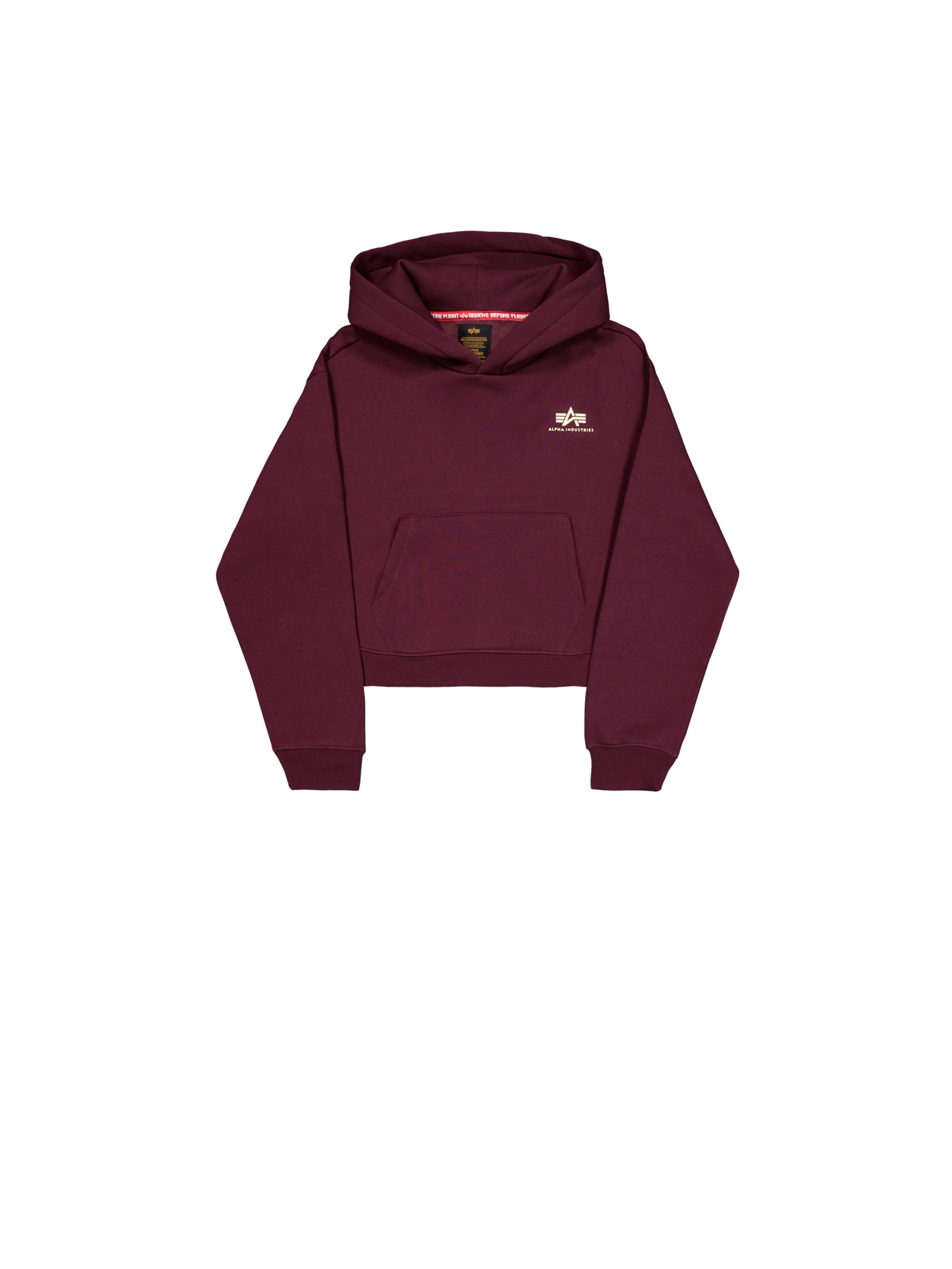 ALPHA INDUSTRIESSweater majica - crvena boja: prednji dio