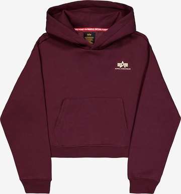 ALPHA INDUSTRIESSweater majica - crvena boja: prednji dio