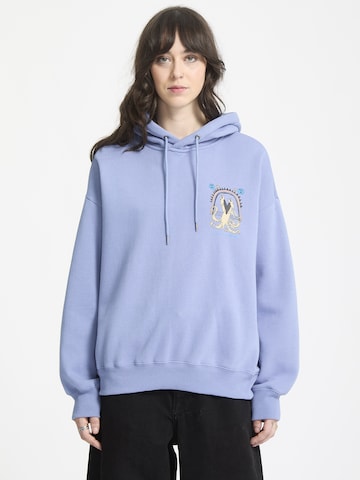 Volcom Sweatshirt 'MOOVE ON' in Blauw: voorkant