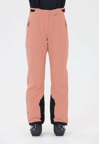 Whistler Regular Skihose Drizzle in Braun: Vorderseite