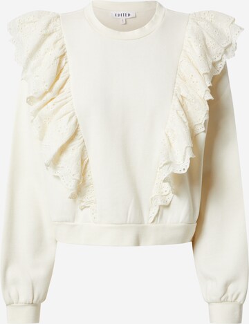 EDITED Sweatshirt 'Mette' i beige: forside