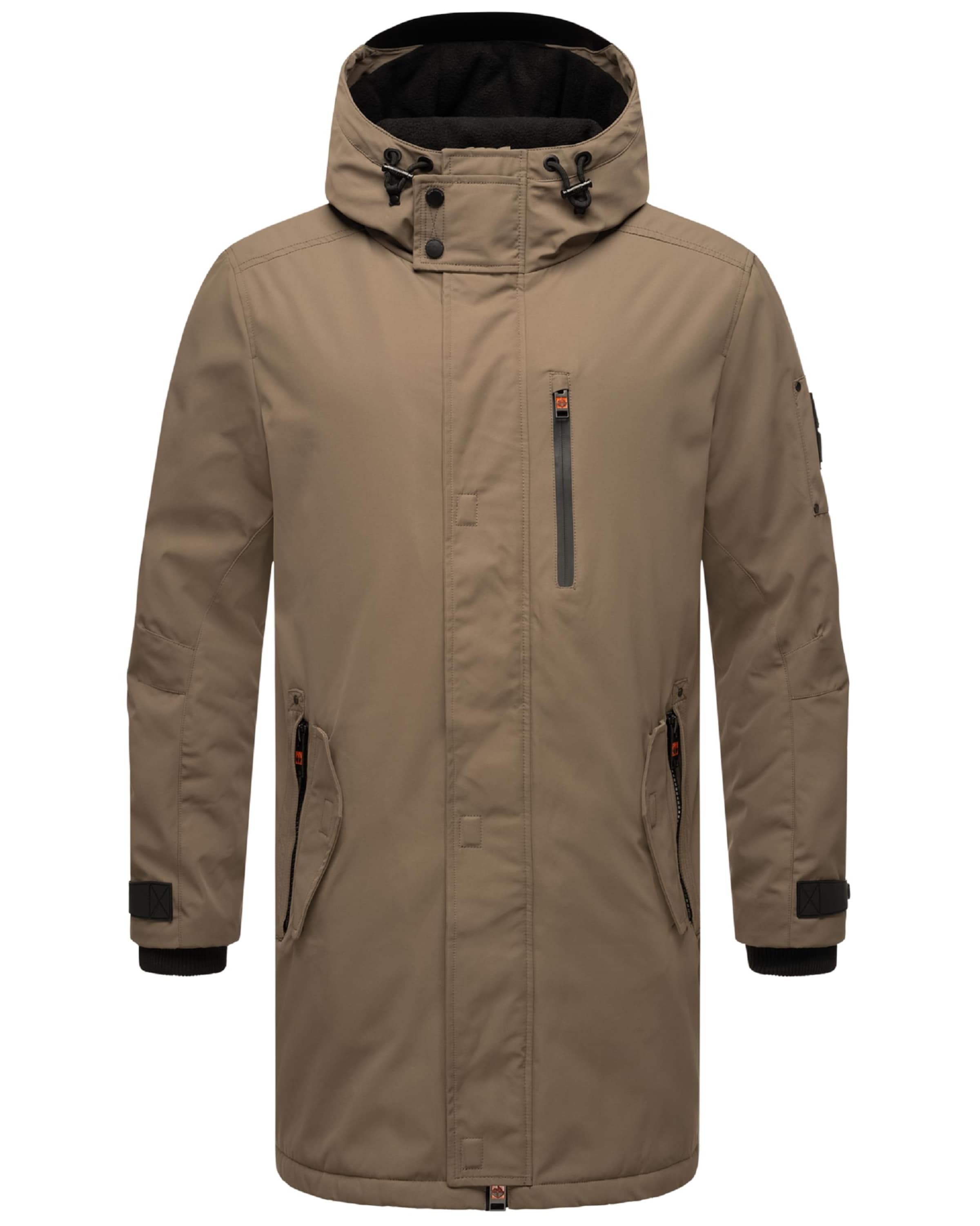 STONE HARBOUR - Casaco funcionais 'Lanzoo' em castanho: frente