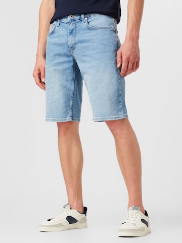 s.Oliver Slimfit Shorts in Blau: predná strana