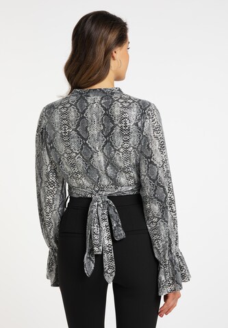 faina - Blusa em cinzento