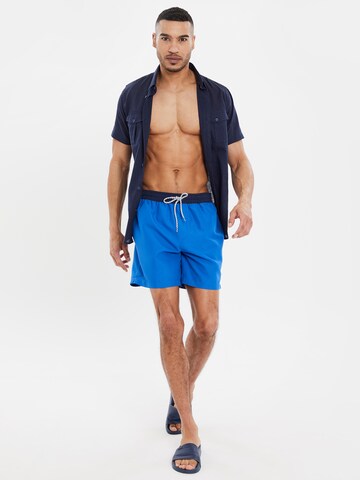 Threadbare Badeshorts 'Penglai' in Blau