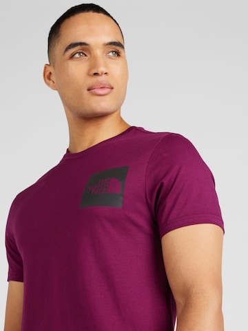 Coupe regular T-Shirt 'FINE' THE NORTH FACE en violet