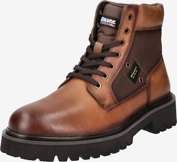 Stivale stringato di Blauer.USA in marrone: frontale