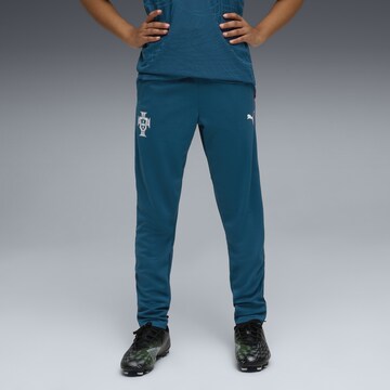 PUMA Regular Sports trousers in Blue: front