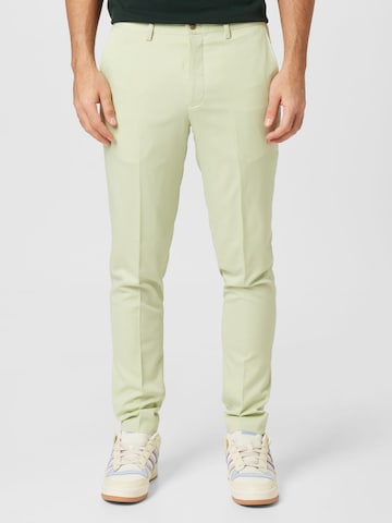 Pantalon à plis 'FRANCO' JACK & JONES en vert : devant