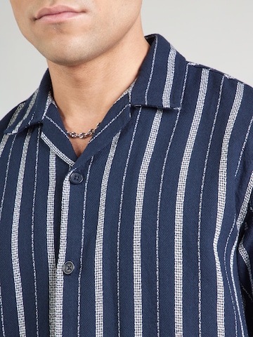 QS Comfort Fit Košeľa - Modrá