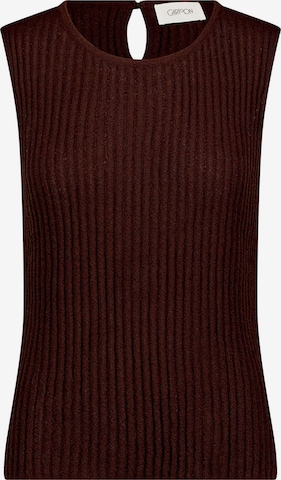 Sweat-shirt Cartoon en marron : devant