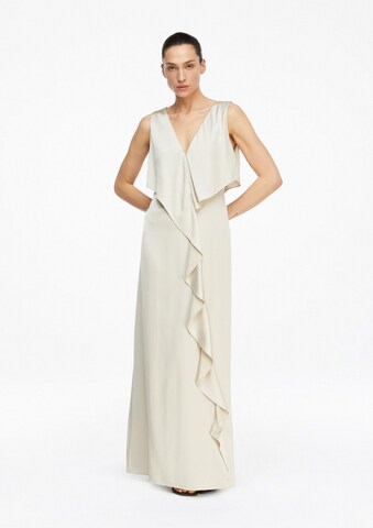 COMMA Jurk in Beige: voorkant