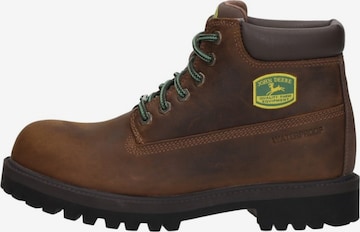 SKECHERS Veterlaarzen 'John Deere: Sergeants - Dozer' in Bruin: voorkant