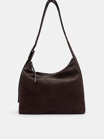 Pull&Bear Taška přes rameno – hnědá