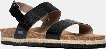 Bayton Sandalen met riem 'Tone' in Zwart