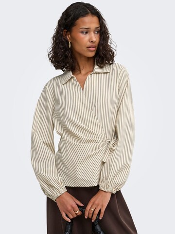JDY Bluse 'JDYRIKA' i beige