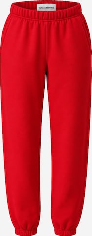 Regular Pantalon 'Joggers' Tatiana Zidekova en rouge : devant