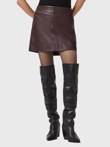 Jupe 'RENAI' AllSaints en rouge : devant
