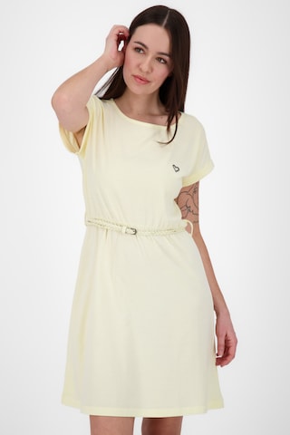 Alife and Kickin - Vestido 'Nora' en amarillo: frente