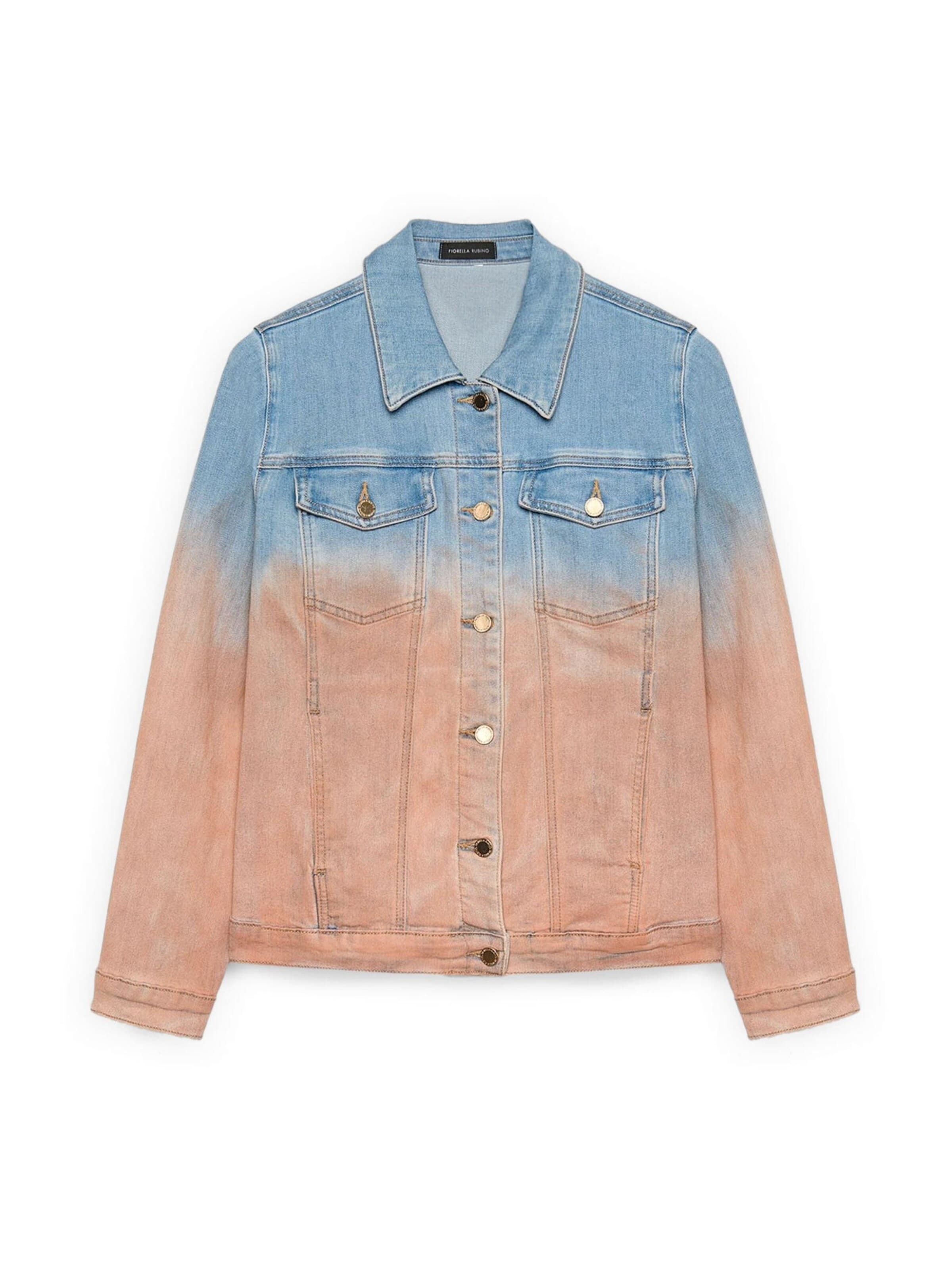 Veste mi-saison Fiorella Rubino en bleu : devant