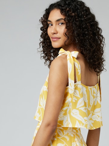 Guido Maria Kretschmer Women Top 'Aurelie' in Yellow