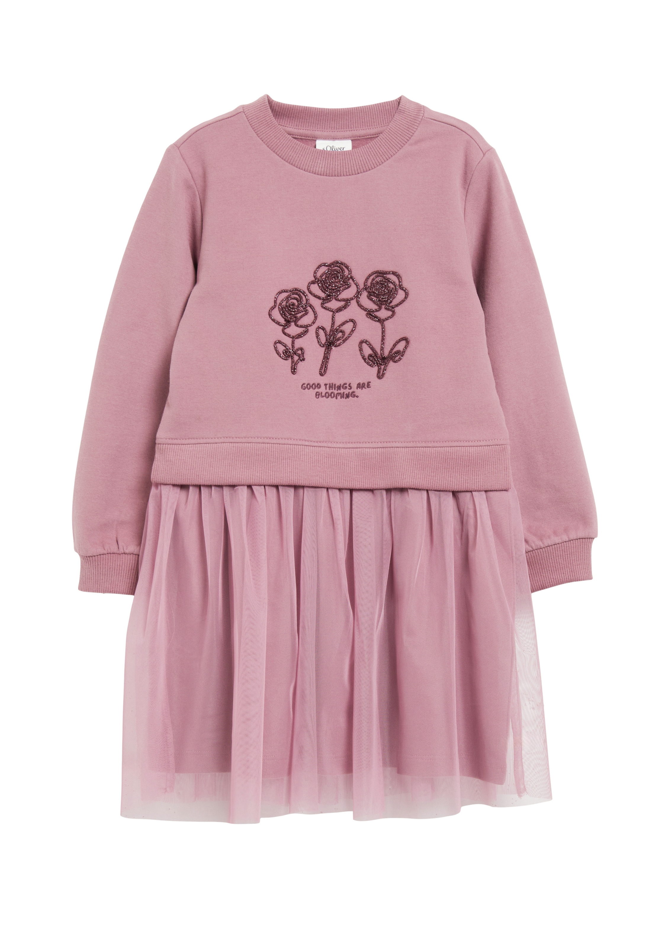 s.Oliver Kleid in Pink: Vorderseite