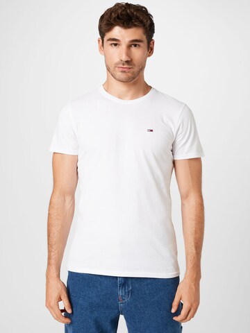 T-Shirt Tommy Jeans en blanc : devant