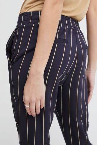 ICHI Regular Broek 'Ruti' in Blauw