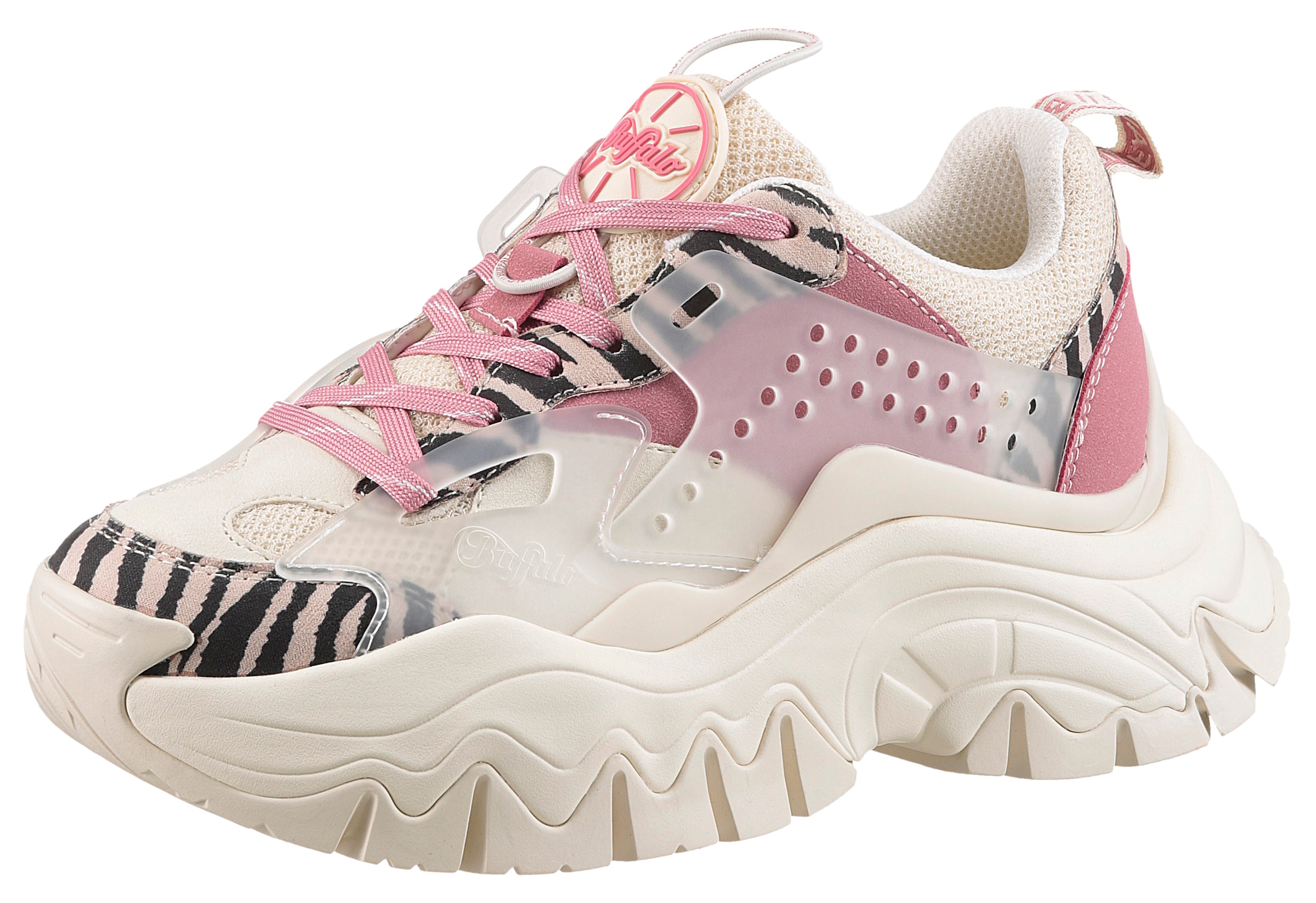 BUFFALO Sneaker low 'Trail One' i hvid: forside