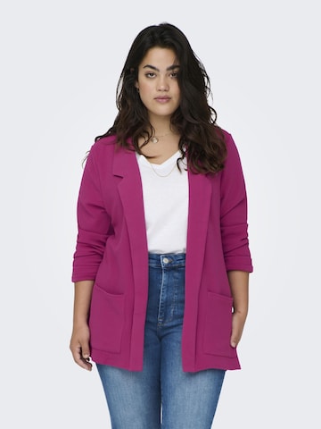 Blazer ONLY Carmakoma en violet : devant