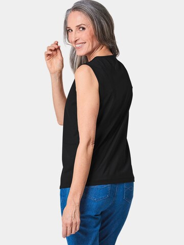 Goldner Top in Zwart